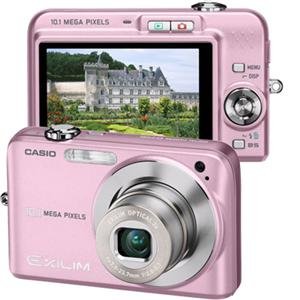 Casio Exilim EX-Z1080 10MP Digital Camera with 3x Anti-Shake Optical Zoom (Pink)