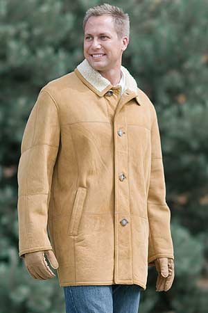 Men's Kirby New Zealand Baby Lamb Shearling Coat