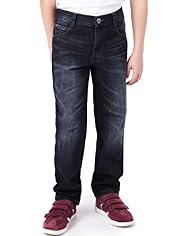 Pure Cotton Shorter Leg Denim Jeans