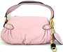 Juicy Couture Small Calfskin Leather Dream Baby Fluffy Heart Bag - Pink