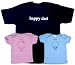 HAPPY DAD Jersey Crew t-shirt (mens XL, black)