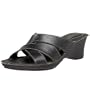 Dockers Women's Orianne Wedge Sandal,Black Leather,7.5 M US