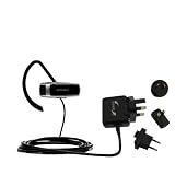 Electronics : International Wall / AC Charger for the Samsung Bluetooth Headset WEP180 - Gomadic Brand w/ TipExchange Technology