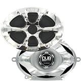 Audiobahn DUB268 6" x 8" 2-way speakers.