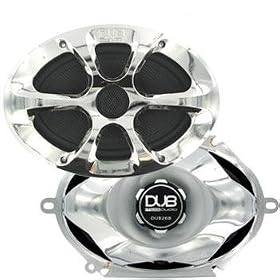 Audiobahn DUB268 6" x 8" 2-way speakers.