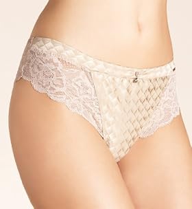 Autograph jacquard amp Lace Low Rise Brazilian Knickers
