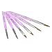 6 Different Size Professional Acrylic Nail Art Brush(NO.2,4,6,8,10,12)
