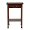 Asian Mission Side Table with Drawer