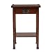 Asian Mission Side Table with Drawer