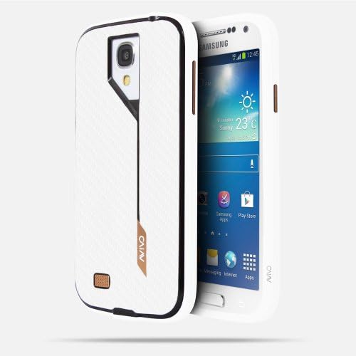 Avivo Rail Carbonate / Samsung Galaxy S4 Carbon Case (Frost White + White Carbon Jacket)