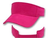 Blank Hot Pink Adjustable Visor