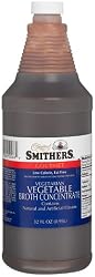 Smithers Vegetarian Vegetable Broth Concentrate, 32-Ounce Bottle (Pack of 2)