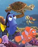 FINDING NEMO Movie Soft Fleece Afghan THROW BLANKET New Gift