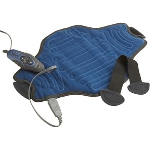 Sunbeam Flexible Heating Pad with 5 Heat Settings and 2 Hour Auto-Off, Blue