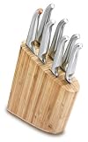 Furi Pro 8-Piece Bamboo Knife Block Set