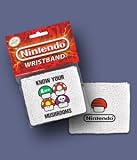 Officially Licensed Nintendo Know Your Mushrooms Terry Wristband
