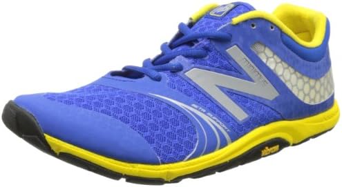 New Balance Men's MX20 Minimus Cross-Training Shoe,Blue/Yellow,8.5 2E US