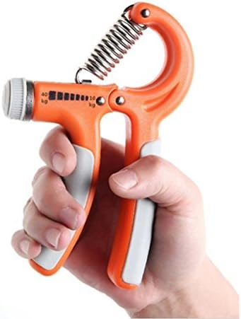 Sportfit Adjustable Hand Gripper - Best Hand Exerciser Grip Strengthener Resistance Range 22 to 88 Lbs - Quickly Increase Wrist Forearm and Finger Strength