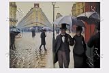 Art Poster, Paris Street; Rainy Day - 27.5 x 18.75