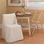 Cotton Duck Folding Chair Slipcover Fabric: (As Shown) Natural
