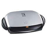George Foreman 4 Burger Grill w  2 Plates by George Foreman