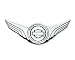 Harley Davidson Bar & Shield w/ Wings Medallion Chrome...