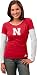 Nebraska Cornhuskers Women's adidas 'Loud & Proud' Long Sleeve Layered Tissue Tee