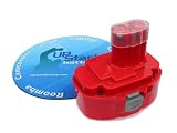 UpStart Professional Battery for Makita 18 Volt Power Tools. Includes UpStart Battery Mouse Pad. 18V. 3300mAh