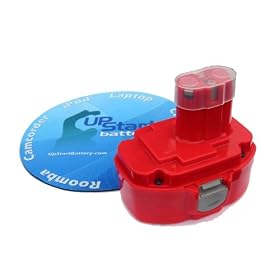 UpStart Professional Battery for Makita 18 Volt Power Tools. Includes UpStart Battery Mouse Pad. 18V. 3300mAh