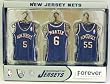 New Jersey Nets Road Jersey Magnet Set - Basketball Sports Merchandise