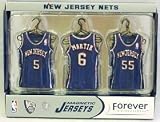 New Jersey Nets Road Jersey Magnet Set