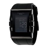 Kenneth Cole New York Men`s Kc1591 Digi tech Digital Black Rubber Watch