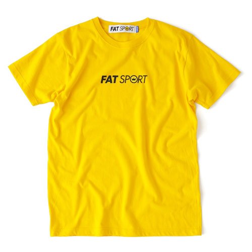 FAT SPORT 【FAT SPORT】Tシャツ 「FSTEE」　イエロー