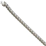 Platinum Frosty Diamonds Tennis Bracelet