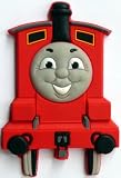 James in Thomas the Train Engine Cartoon Fridge Magnet ~ red railroad engine