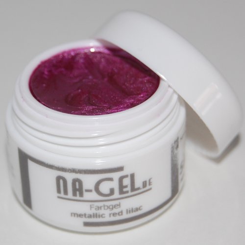 Na-Gel Farbgel Metallic Red Lilac 5ml f&uuml;r proffesionelles Nageldesign Preisvergleich