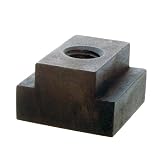 3/8-16 thd., 7/16 Table Slot, 1 Overall length, 1/2 Overall height, Steel, Standard Type T-Nut (1 Each)