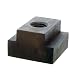 1/2-13 thd., 5/8 Table Slot, 1 3/16 Overall length, 7/8 Overall height, Steel, Standa...