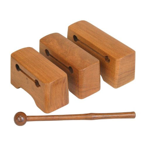 Wooden Blocks, Set of 3, w Beater