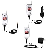 Deluxe Kit for the LG UX245 includes a USB cable with Car and Wall Charger - Gomadic Brand w/ TipExchange Technology