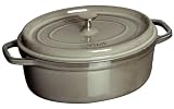 staub ココット オーバル 29cm グレー 40509-317(1102918)の画像