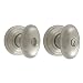 Baldwin 5225.150.ENTR Egg Knob Keyed Entry Set, Satin Nickel