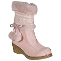 Girls' Cherokee Gertha Pom Boots Pink