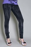 Tripp NYC Ladies Washed Skinny Pants in Black