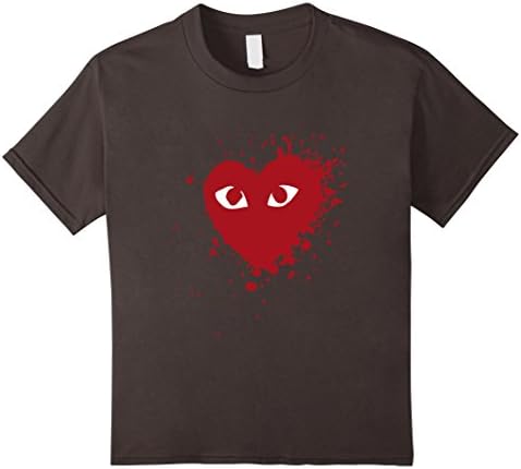 Kids HEART PLAY T-shirt 10 Asphalt