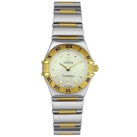 Click here to buy Omega WoMens Constellation My Choice Quartz Mini Watch #1361.71.00 by Omega.
