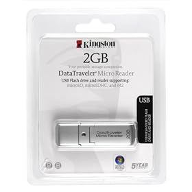 Kingston DTCRC/2GB USB 2.0+ Micro SD/M2 Reader�