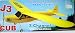 3-channel Sd J3 Piper Cub Ready-to-fly Radio Remote Control Rc R/c Airplane