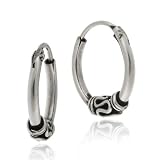 Silver Small Bali Hoops HOOP EARRINGS $1 NR