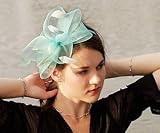 Cocktail Hat 5602 in Turquoise Color